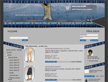 Tablet Screenshot of jeans-online.cz